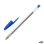 Pen Bic Cristal Original Blue 0,32 mm (50 Units) by Bic, Stick Ballpoint Pens - Ref: S8421069, Price: 15,83 €, Discount: %