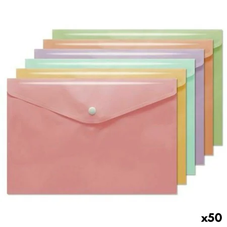 Enveloppes Bismark Porte-documents Gâteau A4 polypropylène 32,5 x 23 cm (50 Unités) de Bismark, Enveloppes pour envois - Réf ...