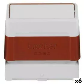 Timbres Brother 22 x 60 mm Monture Rouge (6 Unités) de Brother, Timbres et matériaux pour timbres - Réf : S8421106, Prix : 48...