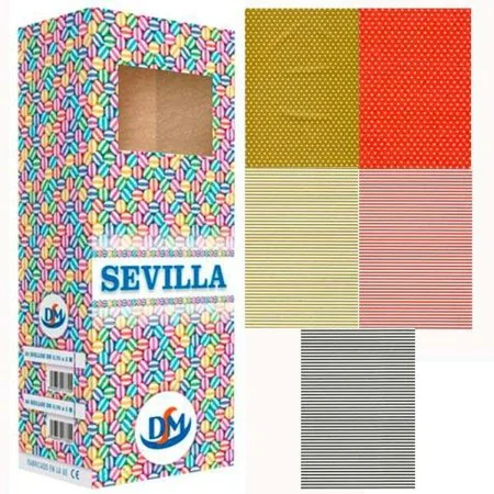 Papier-cadeau DM Sevilla Multicouleur Rouleau 70 x 200 cm (50 Unités) de DM, Papier cadeau - Réf : S8421206, Prix : 34,64 €, ...