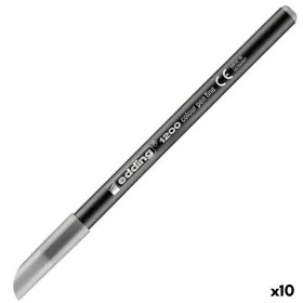 Felt-tip pens Edding 1200 Silver (10 Units) by Edding, Fineliners - Ref: S8421240, Price: 8,39 €, Discount: %