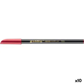 Marqueur Edding 1200 métallique Rouge (10 Unités) de Edding, Stylos feutre - Réf : S8421249, Prix : 16,29 €, Remise : %