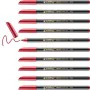 Marqueur Edding 1200 métallique Rouge (10 Unités) de Edding, Stylos feutre - Réf : S8421249, Prix : 16,29 €, Remise : %