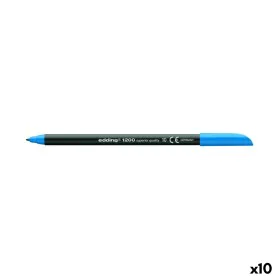 Marker pen/felt-tip pen Edding 1200 Metallic Blue (10 Units) by Edding, Fineliners - Ref: S8421250, Price: 16,29 €, Discount: %