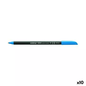 Marker pen/felt-tip pen Edding 1200 Metallic Blue (10 Units) by Edding, Fineliners - Ref: S8421250, Price: 15,63 €, Discount: %