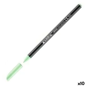 Felt-tip pens Edding 1200 Light Green (10 Units) by Edding, Fineliners - Ref: S8421257, Price: 8,39 €, Discount: %