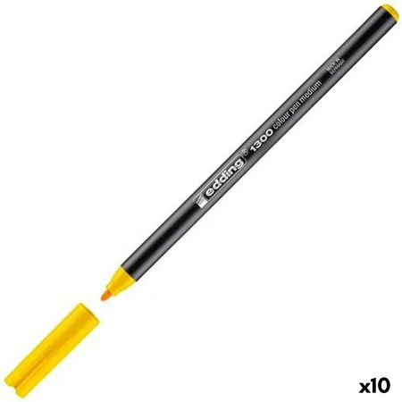 Marker pen/felt-tip pen Edding 1300 Yellow (10 Units) by Edding, Fineliners - Ref: S8421262, Price: 8,13 €, Discount: %