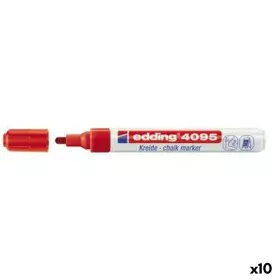 Flüssige Kreidemarker Edding 4095 Rot (10 Stück) von Edding, Weißwandstifte - Ref: S8421299, Preis: 33,99 €, Rabatt: %