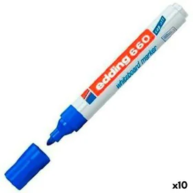 Whiteboard marker Edding 661 Whiteboard Blue White (10 Units) by Edding, Dry Erase & Wet Erase Markers - Ref: S8421323, Price...