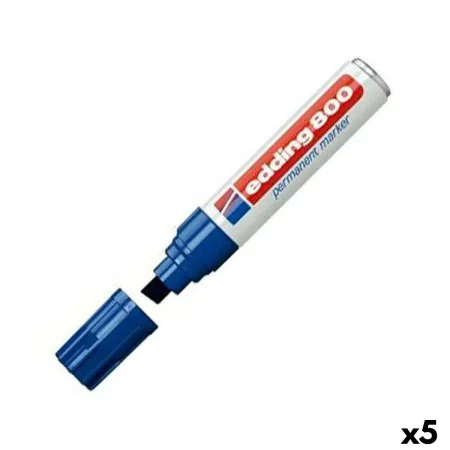 Permanent marker Edding 800 Blue (5 Units) by Edding, Permanent Markers & Marker Pens - Ref: S8421353, Price: 27,99 €, Discou...