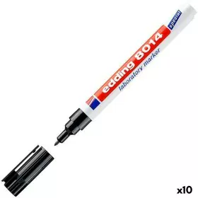 Permanent marker Edding 8014 Black (10 Units) by Edding, Permanent Markers & Marker Pens - Ref: S8421356, Price: 25,97 €, Dis...