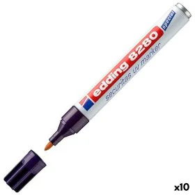 Marqueur permanent Edding Réactif à la lumière ultraviolette (10 Unités) de Edding, Marqueurs indélébiles & Stylos-marqueurs ...