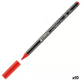 Filzstifte Edding 4200 Pinsel Rot (10 Stück) von Edding, Fineliner - Ref: S8421399, Preis: 18,03 €, Rabatt: %