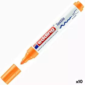 Permanent marker Edding 4500 Textile Fluorescent Orange (10 Units) by Edding, Permanent Markers & Marker Pens - Ref: S8421402...