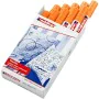 Marqueur permanent Edding 4500 Textile Fluorescent Orange (10 Unités) de Edding, Marqueurs indélébiles & Stylos-marqueurs - R...