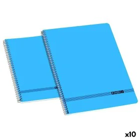 Cahier ENRI Couverture souple Bleu 80 Volets 4 mm quarto (10 Unités) de ENRI, Cahiers à spirales - Réf : S8421439, Prix : 15,...