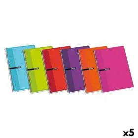 Cahier ENRI Multicouleur Din A4 80 Volets (5 Unités) de ENRI, Cahiers à spirales - Réf : S8421443, Prix : 11,74 €, Remise : %