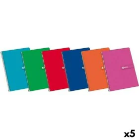 Caderno ENRI A4 80 Folhas (5 Unidades) de ENRI, Cadernos de argolas - Ref: S8421444, Preço: 11,74 €, Desconto: %