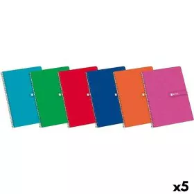 Cahier ENRI A4 80 Volets (5 Unités) de ENRI, Cahiers à spirales - Réf : S8421444, Prix : 11,74 €, Remise : %