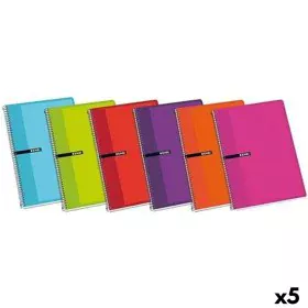 Caderno ENRI 80 Folhas 21,5 x 15,5 cm (5 Unidades) de ENRI, Cadernos de argolas - Ref: S8421445, Preço: 7,74 €, Desconto: %