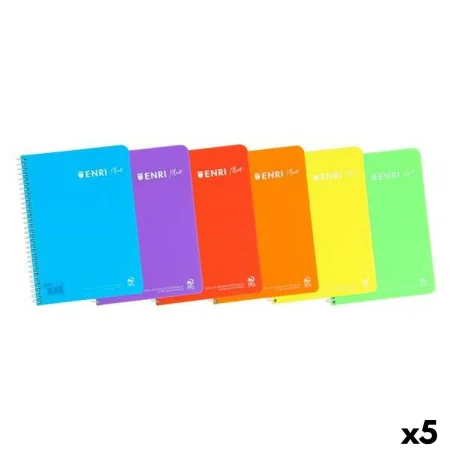 Notebook ENRI Din A4 80 Sheets (5 Units) by ENRI, Wirebound Notebooks - Ref: S8421460, Price: 15,45 €, Discount: %