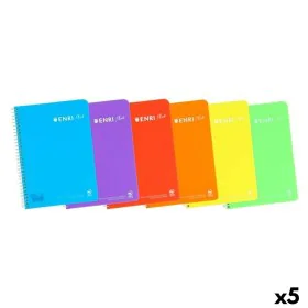 Cuaderno ENRI Multicolor Din A4 80 Hojas (5 Unidades) de ENRI, Cuadernos de anillas - Ref: S8421461, Precio: 16,09 €, Descuen...