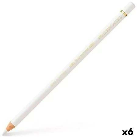 Lápis de cores Faber-Castell Polychromos Branco 6 Peças de Faber-Castell, Materiais de desenho - Ref: S8421499, Preço: 9,90 €...