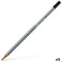 Crayon avec Gomme Faber-Castell Grip 2001 Écologique Gris HB (12 Unités) de Faber-Castell, Matériel de dessin - Réf : S842155...