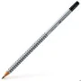 Pencil with Eraser Faber-Castell Grip 2001 Ecological Grey HB (12 Units) by Faber-Castell, Drawing materials - Ref: S8421559,...