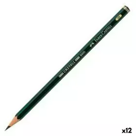 Bleistift Faber-Castell 9000 Ökologisch Sechseckig 2B (12 Stück) von Faber-Castell, Zeichnungsmaterialien - Ref: S8421574, Pr...