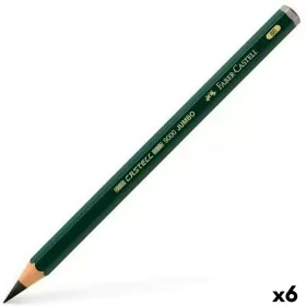 Lápiz Faber-Castell 9000 Jumbo Negro 8B (6 Piezas) de Faber-Castell, Materiales de dibujo - Ref: S8421592, Precio: 10,47 €, D...