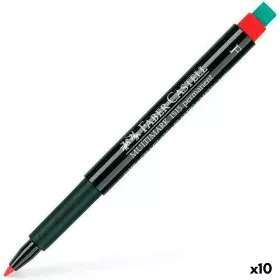 Permanent marker Faber-Castell Multimark 1513 F Red (10 Units) by Faber-Castell, Permanent Markers & Marker Pens - Ref: S8421...