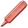 Marqueur Faber-Castell Textliner 46 métallique Rouge (10 Unités) de Faber-Castell, Surligneurs - Réf : S8421720, Prix : 12,03...