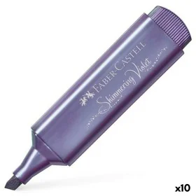 Marcador Fluorescente Faber-Castell Textliner 46 Violeta 10 Unidades de Faber-Castell, Canetas de feltro - Ref: S8421721, Pre...