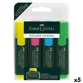 boîte de marqueurs Faber-Castell Fluorescent Multicouleur (5 Unités) de Faber-Castell, Surligneurs - Réf : S8421724, Prix : 1...