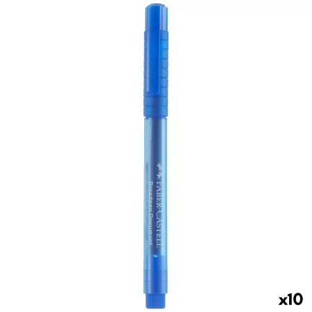 Pennarelli Faber-Castell Broadpen Document 1554 Azzurro (10 Unità) di Faber-Castell, Penne a punta porosa - Rif: S8421736, Pr...