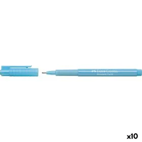 Dauermarker Faber-Castell Broadpen Pastel Pastellblau (10 Stück) von Faber-Castell, Permanent-Marker - Ref: S8421739, Preis: ...