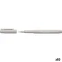 Rotulador permanente Faber-Castell Broadpen Pastel Gris (10 Unidades) de Faber-Castell, Rotuladores permanentes - Ref: S84217...