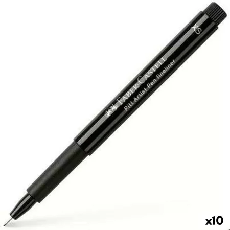 Permanent marker Faber-Castell Pitt Artist Permanent marker Black (10 Units) by Faber-Castell, Permanent Markers & Marker Pen...