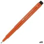 Pennarelli Faber-Castell Pitt Artist Fineliner M Arancione scuro (10 Unità) di Faber-Castell, Penne a punta porosa - Rif: S84...