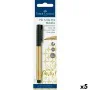 Marker pen/felt-tip pen Faber-Castell Pitt Artist Golden (5 Units) by Faber-Castell, Fineliners - Ref: S8421766, Price: 12,93...