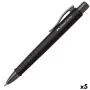 Bolígrafo Faber-Castell Poly Ball XB Negro (5 Unidades) de Faber-Castell, Bolígrafos de bola retráctiles - Ref: S8421832, Pre...