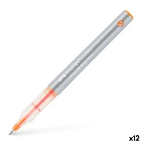 stylo à encre liquide Faber-Castell Roller Free Ink Orange 0,7 mm (12 Unités) de Faber-Castell, Stylos à bille à encre liquid...