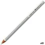 Lápis de cores Faber-Castell Jumbo Grip Branco (12 Unidades) de Faber-Castell, Materiais de desenho - Ref: S8421853, Preço: 1...