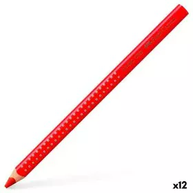 Colouring pencils Faber-Castell Red (12 Units) by Faber-Castell, Drawing materials - Ref: S8421856, Price: 15,83 €, Discount: %