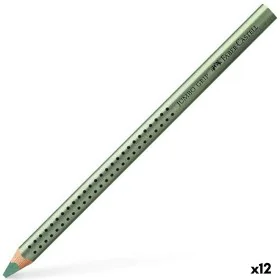 Colouring pencils Faber-Castell Green metal (12 Units) by Faber-Castell, Drawing materials - Ref: S8421864, Price: 17,46 €, D...