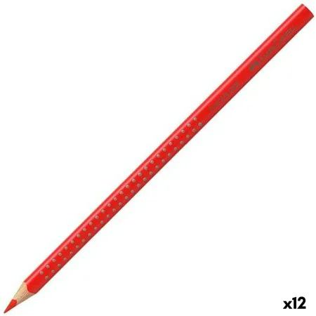 Lápiz de Cor Aquarela Faber-Castell Vermelho Escarlate Intenso (12 Unidades) de Faber-Castell, Materiais de desenho - Ref: S8...