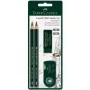 Ensemble de Crayons Faber-Castell Noir (5 Unités) de Faber-Castell, Matériel de dessin - Réf : S8421910, Prix : 33,26 €, Remi...