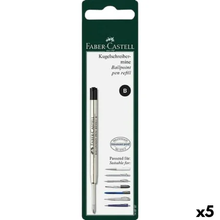 Pièces de rechange Faber-Castell Crayon Noir (5 Unités) de Faber-Castell, Recharges pour stylos - Réf : S8421926, Prix : 17,9...