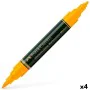 Pennarelli Faber-Castell Durer Giallo (4 Pezzi) (4 Unità) di Faber-Castell, Penne a punta porosa - Rif: S8421938, Prezzo: 13,...